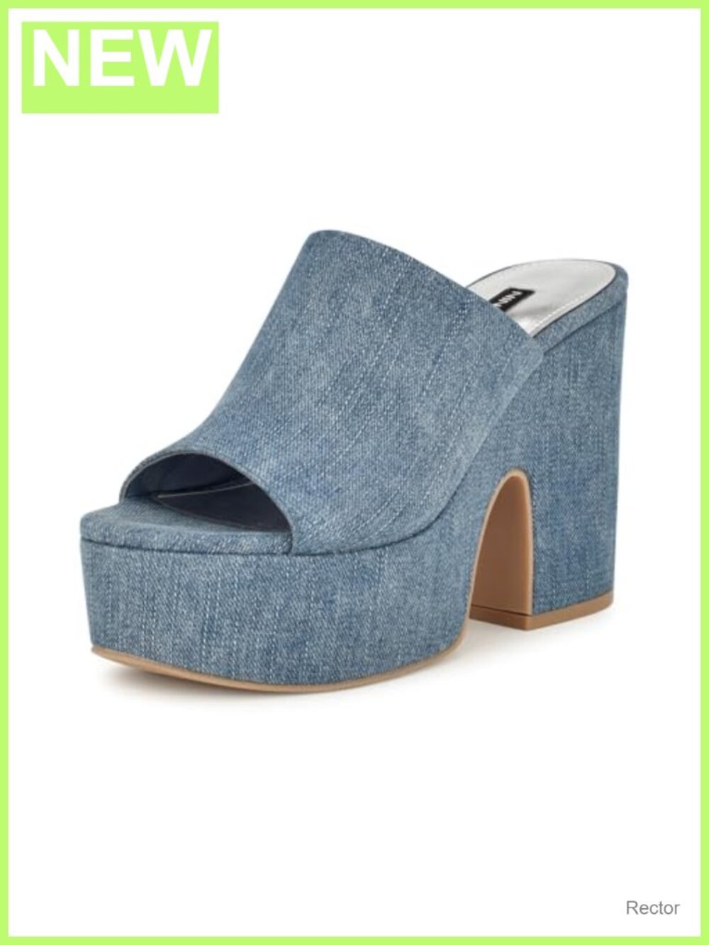 Nine West Olley Wedge Sandals Open Toe Slingback Platform Heels